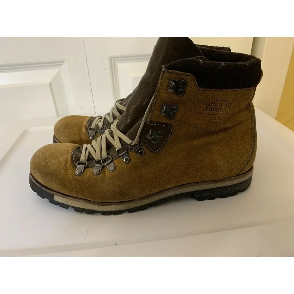Vtg Woolrich Leather Chukka Brown‎ Lace Up Men’s Sz 10.5 Fall Winter Boots